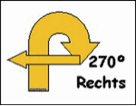 Kehrtwende um 270°