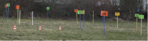 Parcours zu Rally Obedience